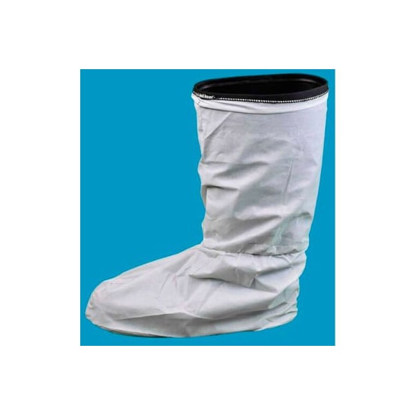 Keystone Safety Laminated Polypropylene Boot Cover, Elastic Opening, White, S/M, 100/Case CE-BC-NWPI-AQ-SM/MED-BLACK - main